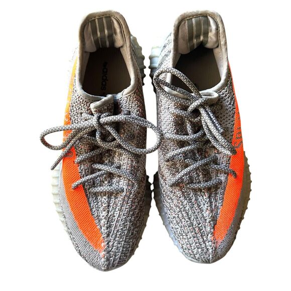 YEEZY Boost 350 V2 Beluga Gray/Orange w Box 7.5 - Picture 4 of 6
